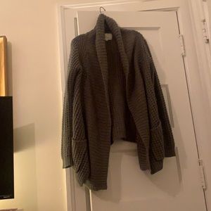 Gray cozy cardigan